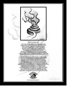 TOPIC APPROACH WITH A THOUGHT: 'Serenity in oddly masked insanity has its benefits' Artist I worked with: Zeina Washington BUY